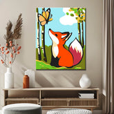 Painting by Numbers Butterfly Kisses Fox